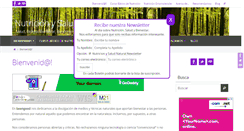 Desktop Screenshot of nutricionysaludnatural.com