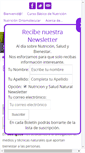 Mobile Screenshot of nutricionysaludnatural.com