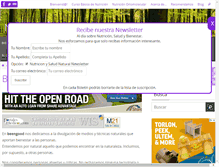 Tablet Screenshot of nutricionysaludnatural.com